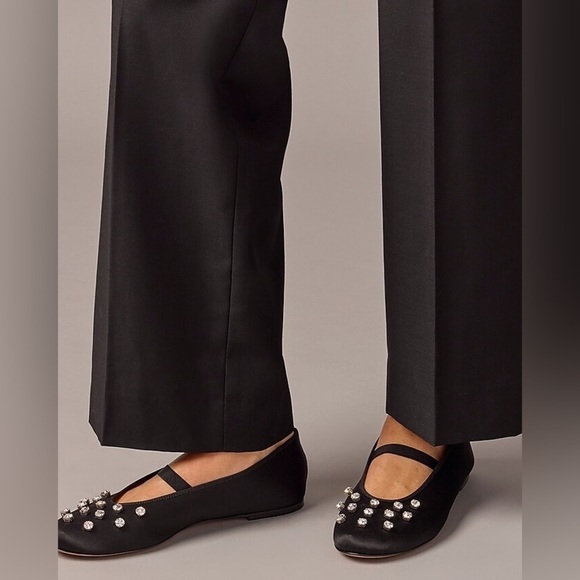 J Crew Collection Zoe strappy ballet flats with jewels BV741 - Picture 3 of 6